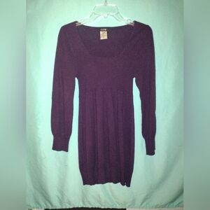 Purple Sweater Dress